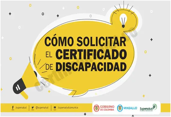Certificado de discapacidad Colombia